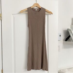 WILFRED FREE | Deep taupe dunes dress